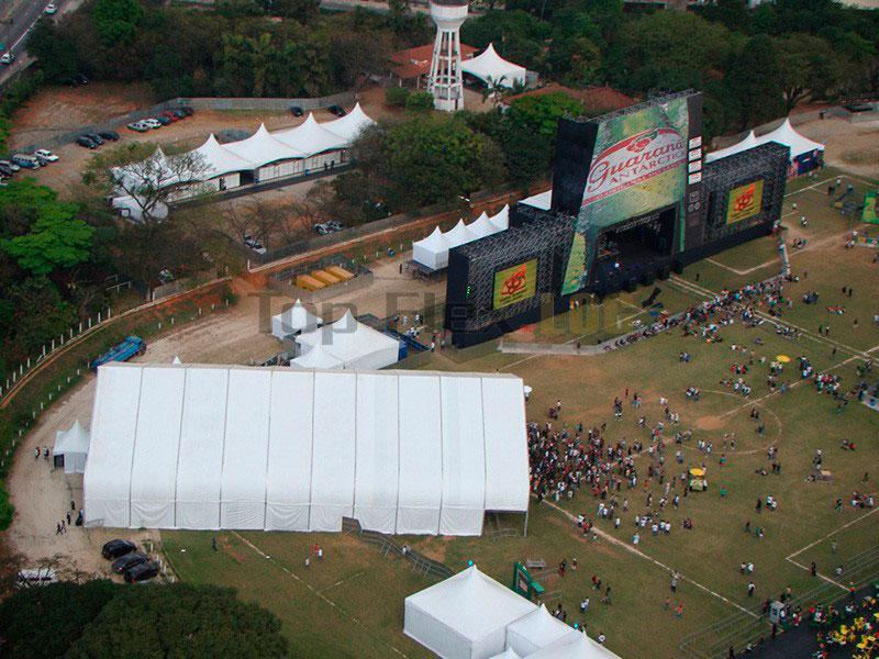 Cobertura em lona para eventos