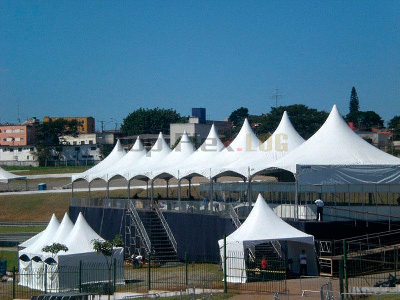 Tenda chapéu de bruxa